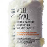 SOME BY MI V10 Hyal Hydra Capsule Sunscreen SPF50+ PA++++ (40ml) texture shot