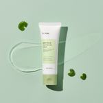 IUNIK Centella Calming Gel Cream (60ml) product with texture shot behind