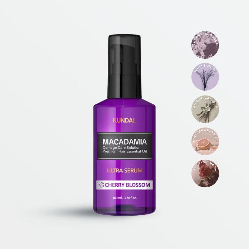 KUNDAL Macadamia Ultra Hair Serum - 5 Scents (100ml)